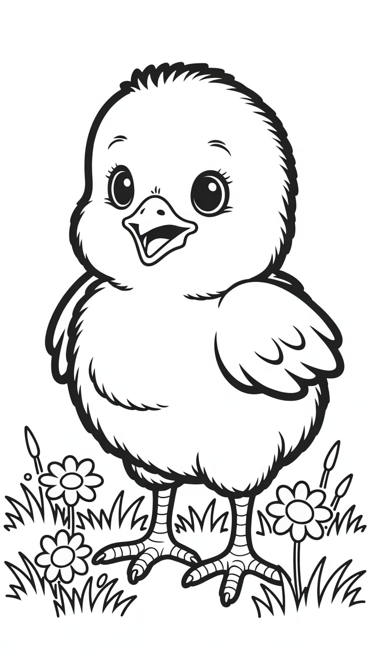 easter chick coloring sheets