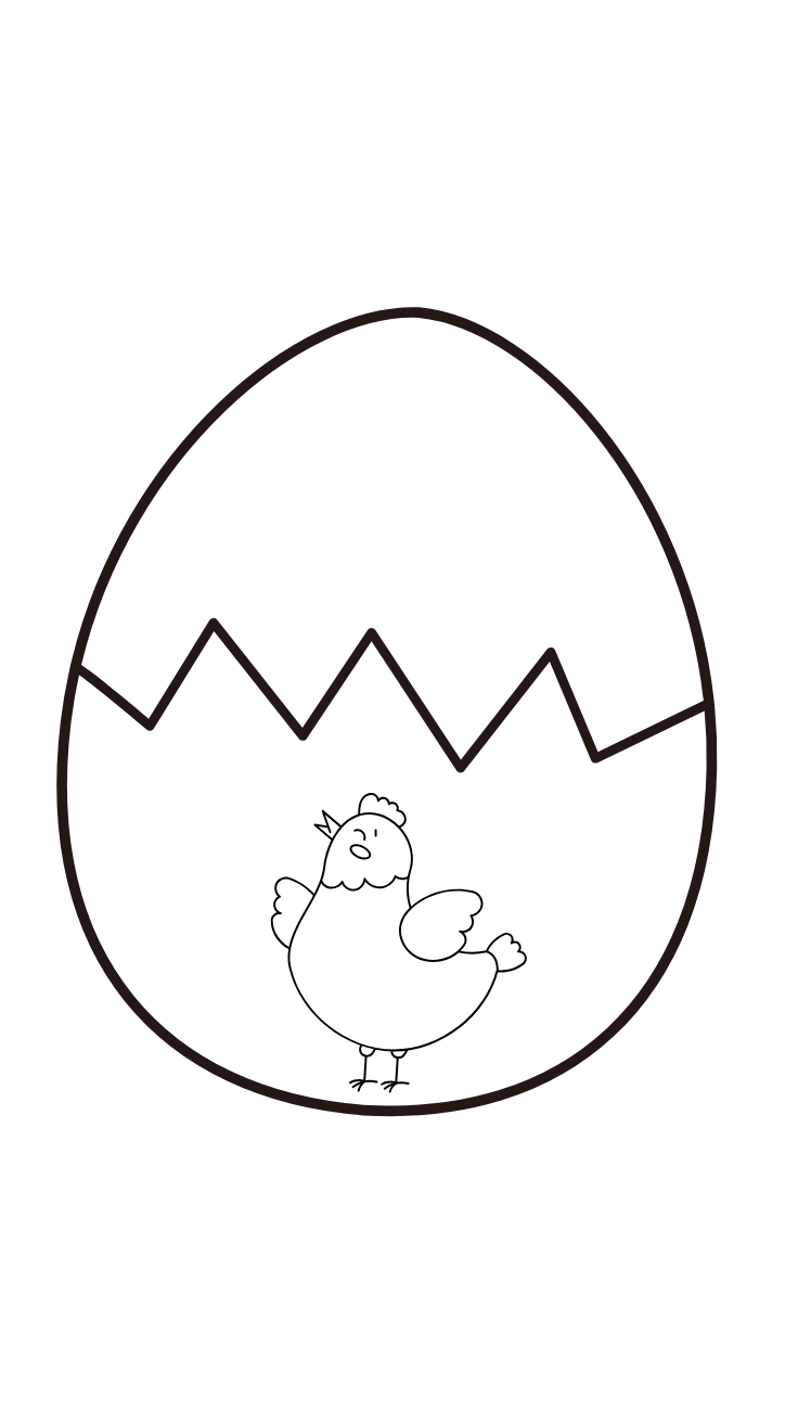 the good egg coloring page
