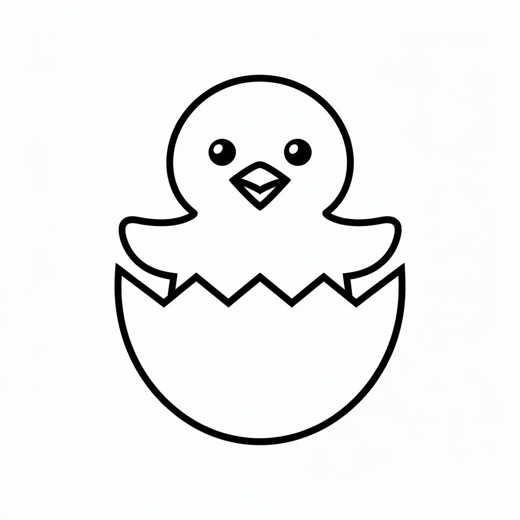 chicks coloring pages