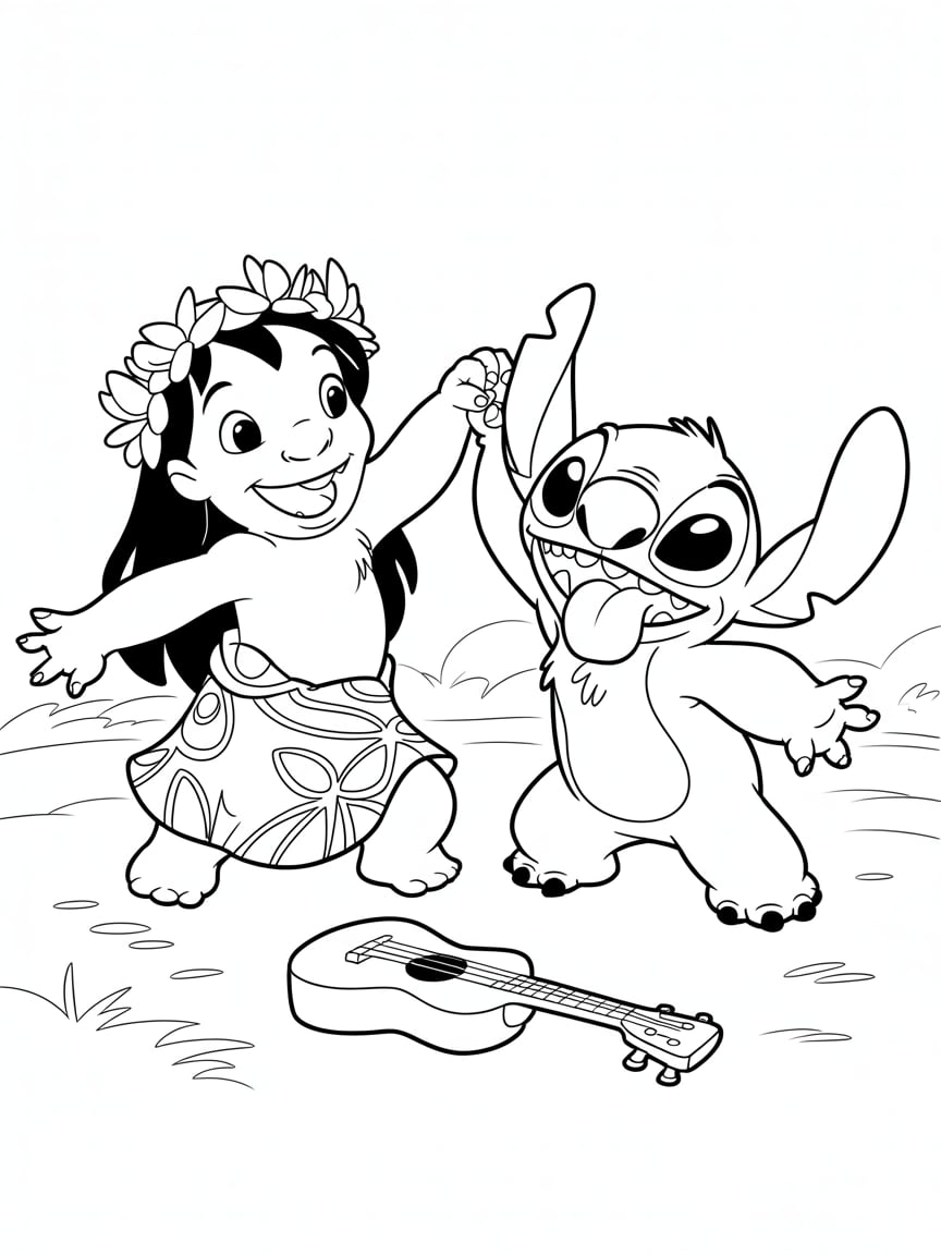 lilo and stitch color sheets