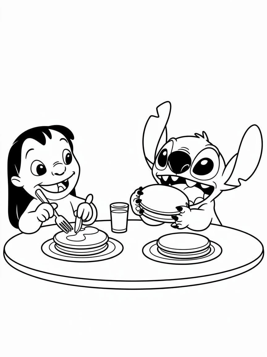 lilo and stitch coloring sheets
