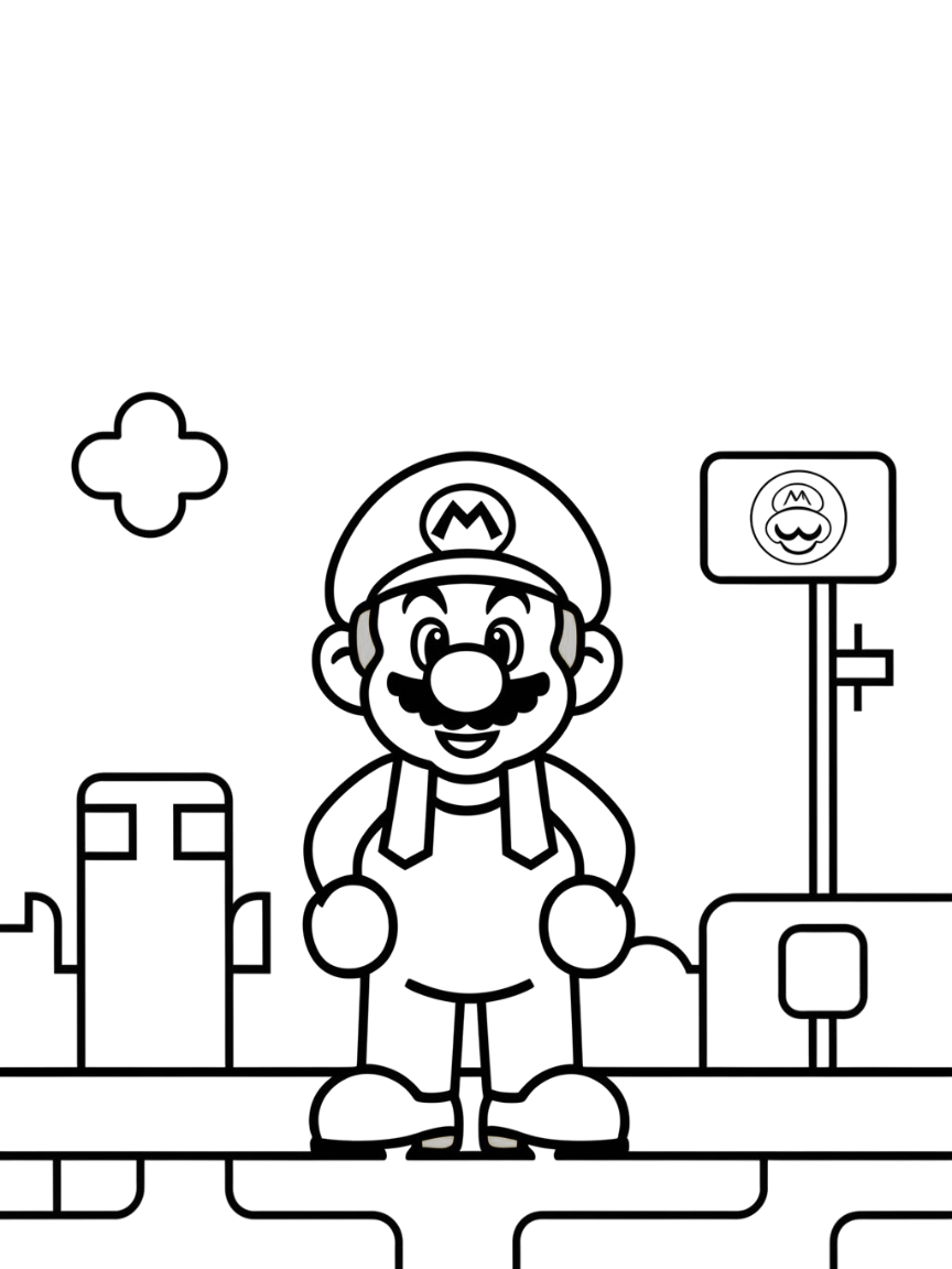 mario color sheet