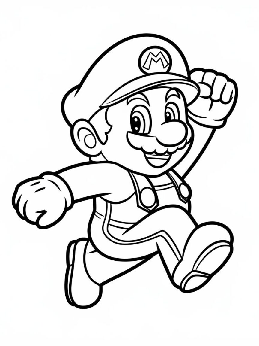 mario coloring book