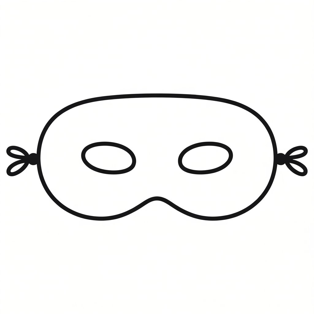 mardi gras mask coloring pages