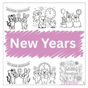 New Years Coloring Pages
