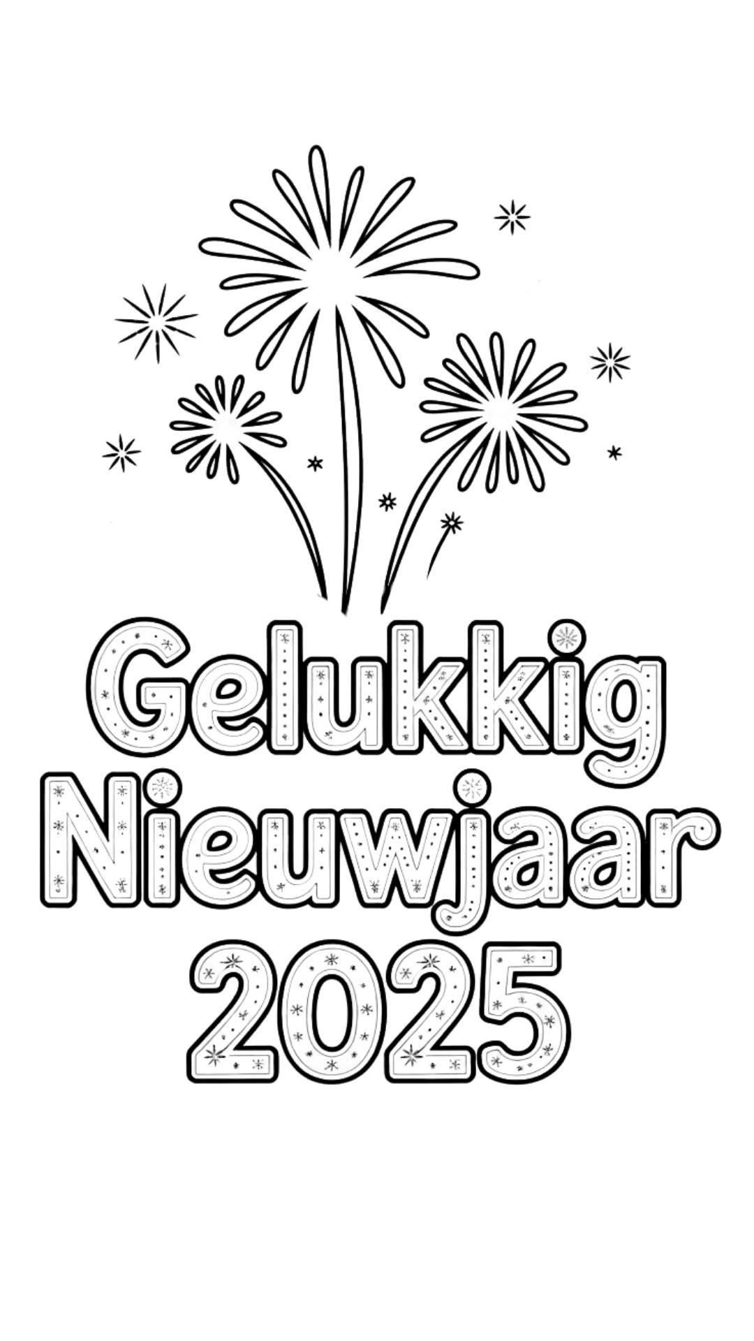 new year's eve color pages