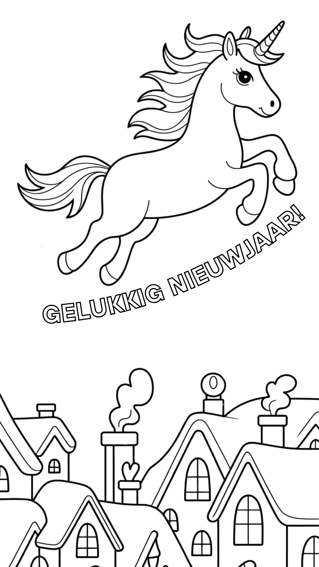 happy new year coloring pages