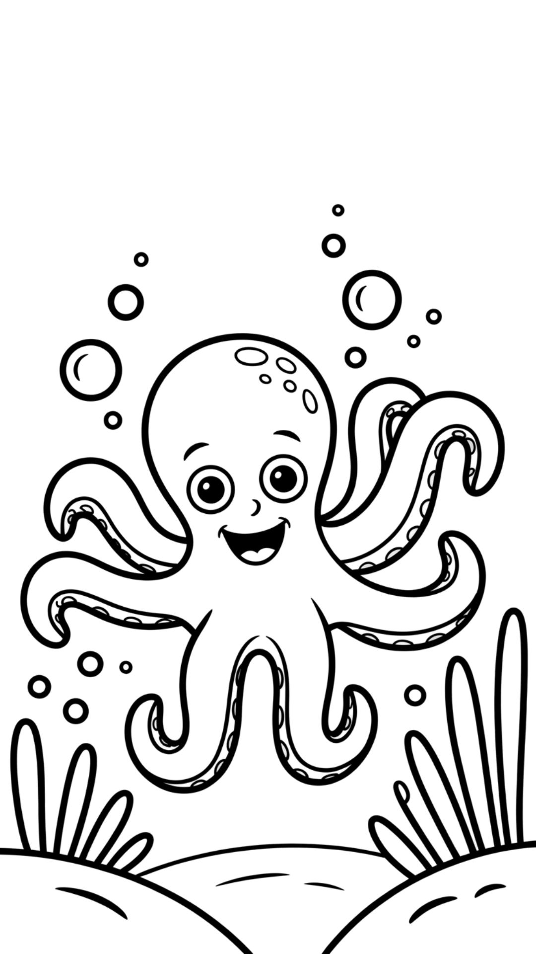 octopus coloring sheet
