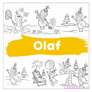 Olaf Coloring Pages
