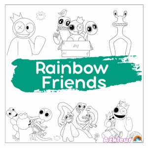Rainbow Friends Coloring Pages