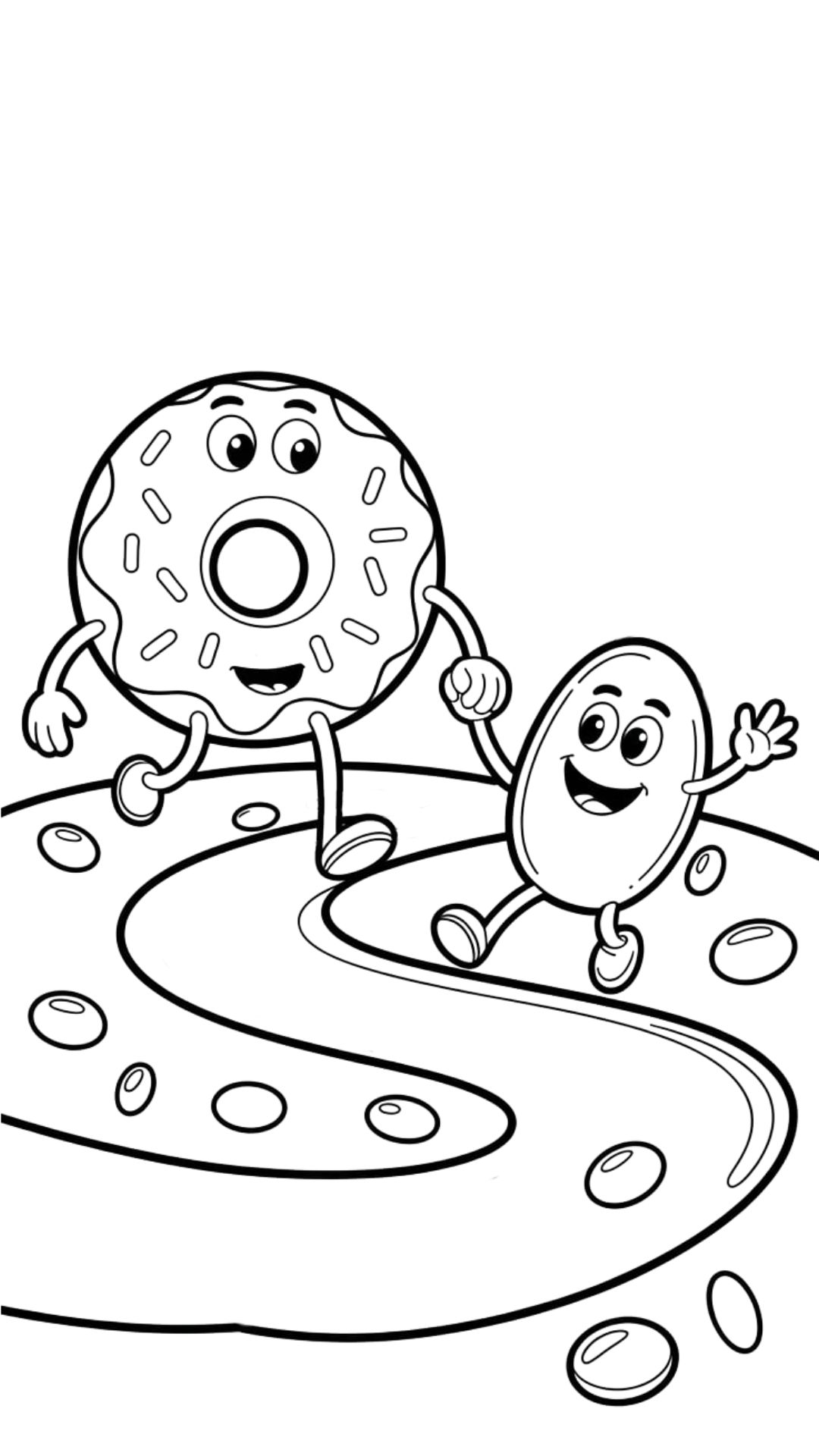candy coloring sheets printables