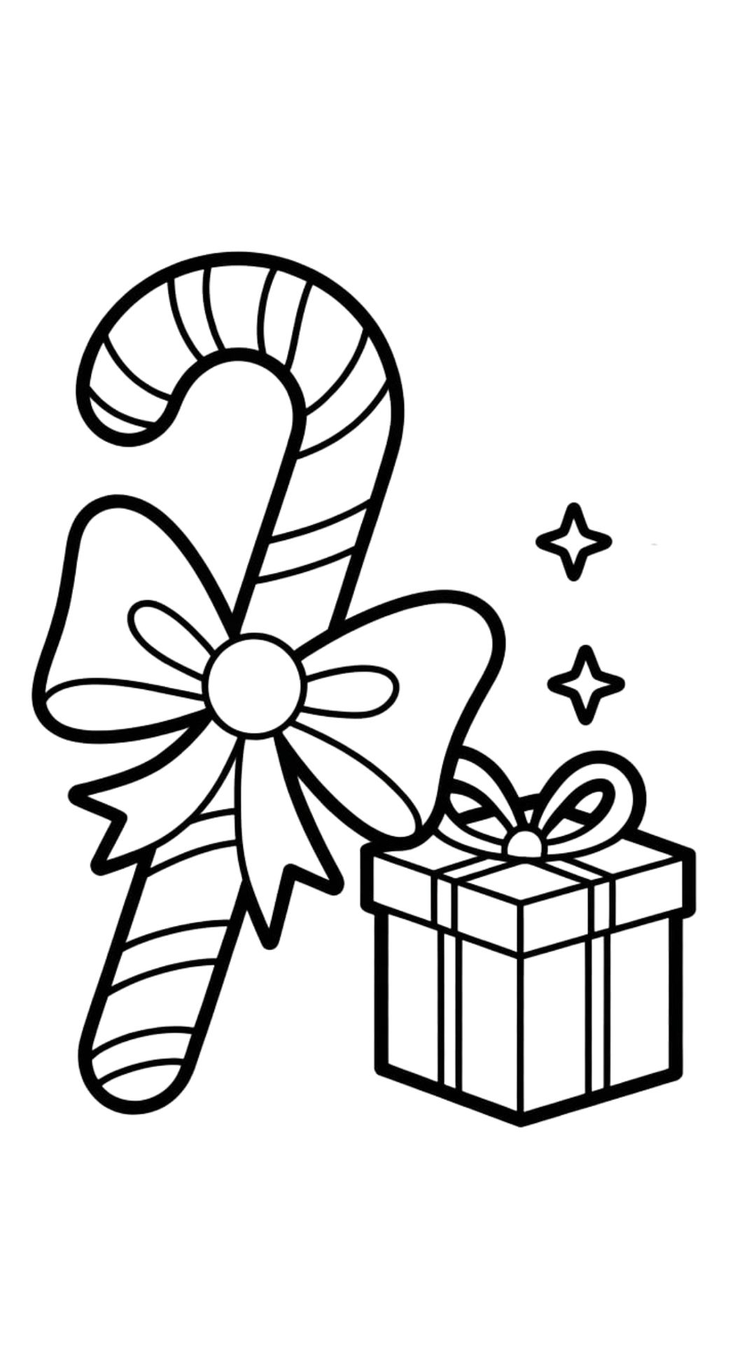 christmas candy cane coloring ages