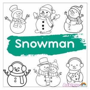 Snowman Coloring Pages