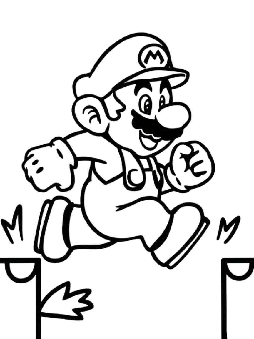 super mario coloring book