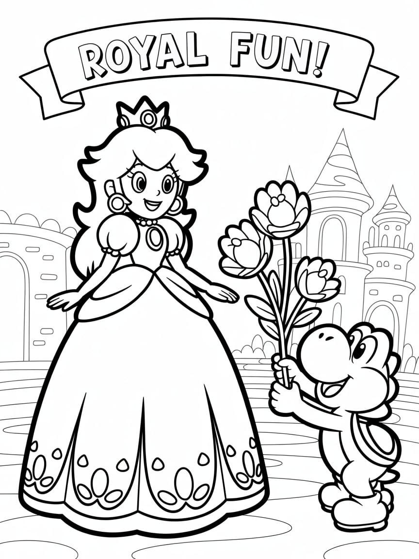 super mario coloring books