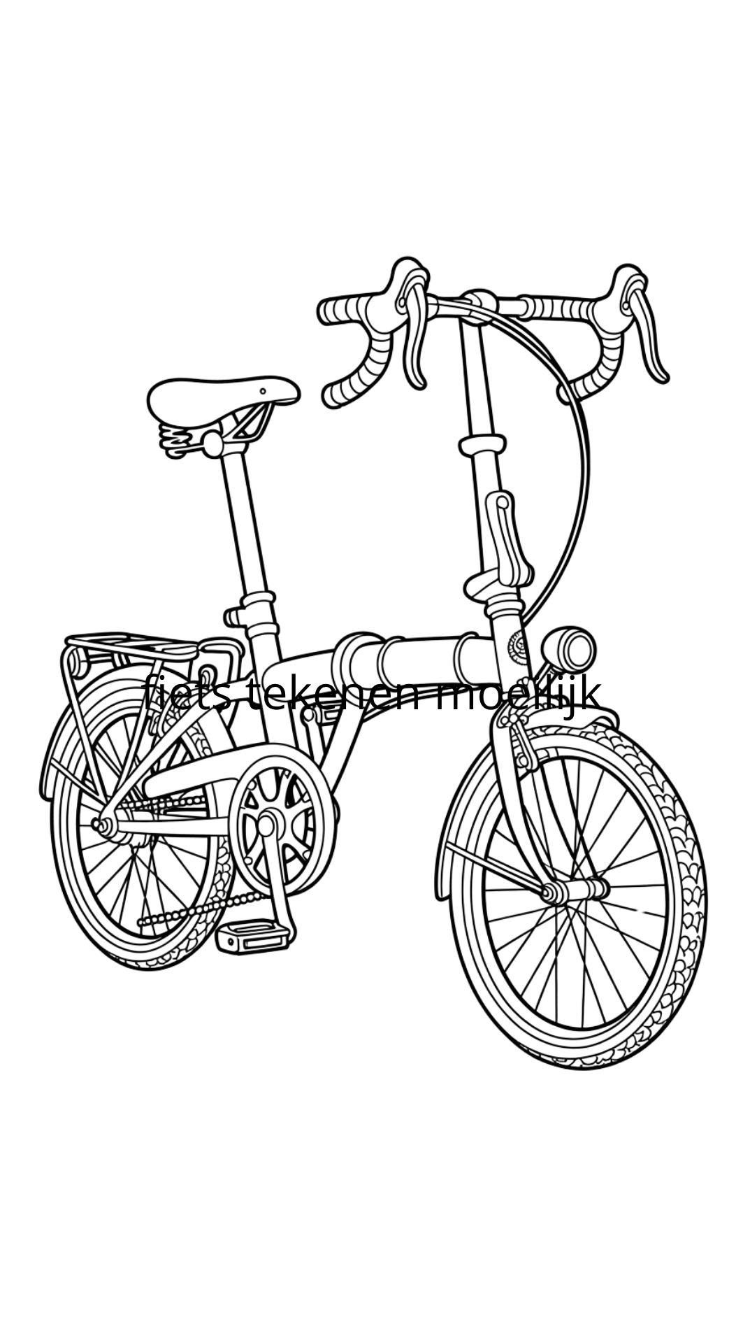 bike coloring sheet