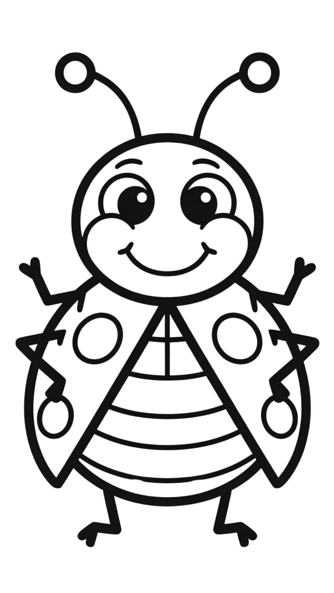 ladybug cartoon coloring pages