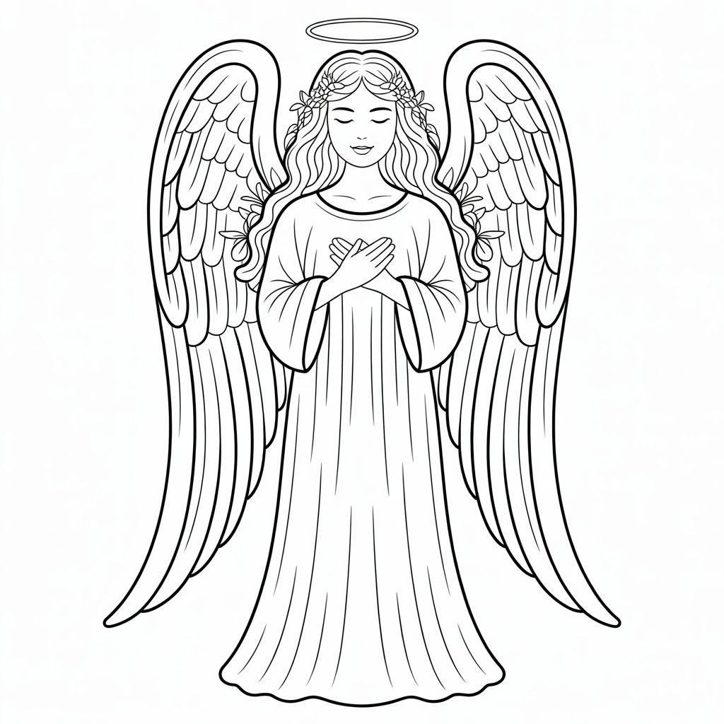 angel and stitch coloring pages