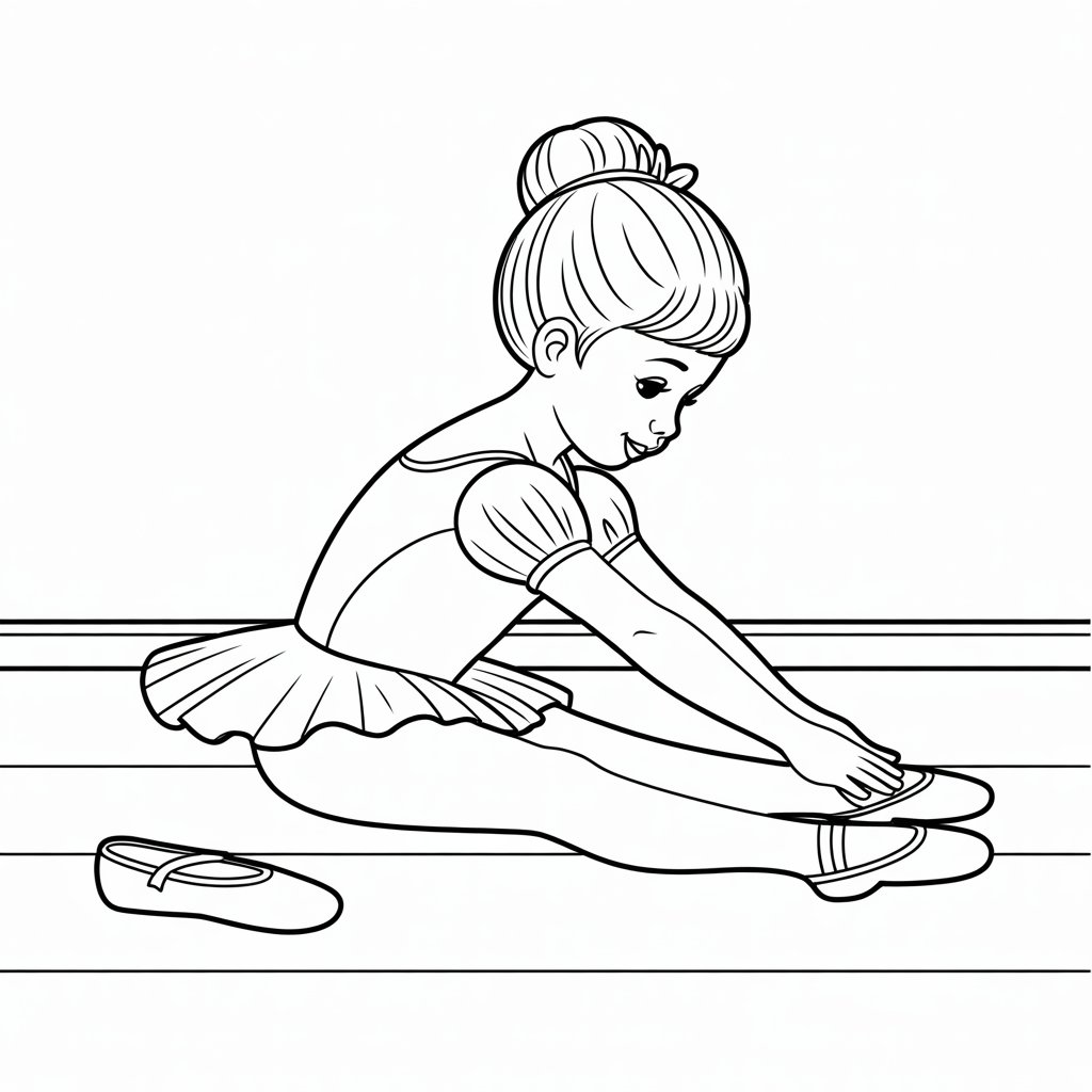ballerina color sheet