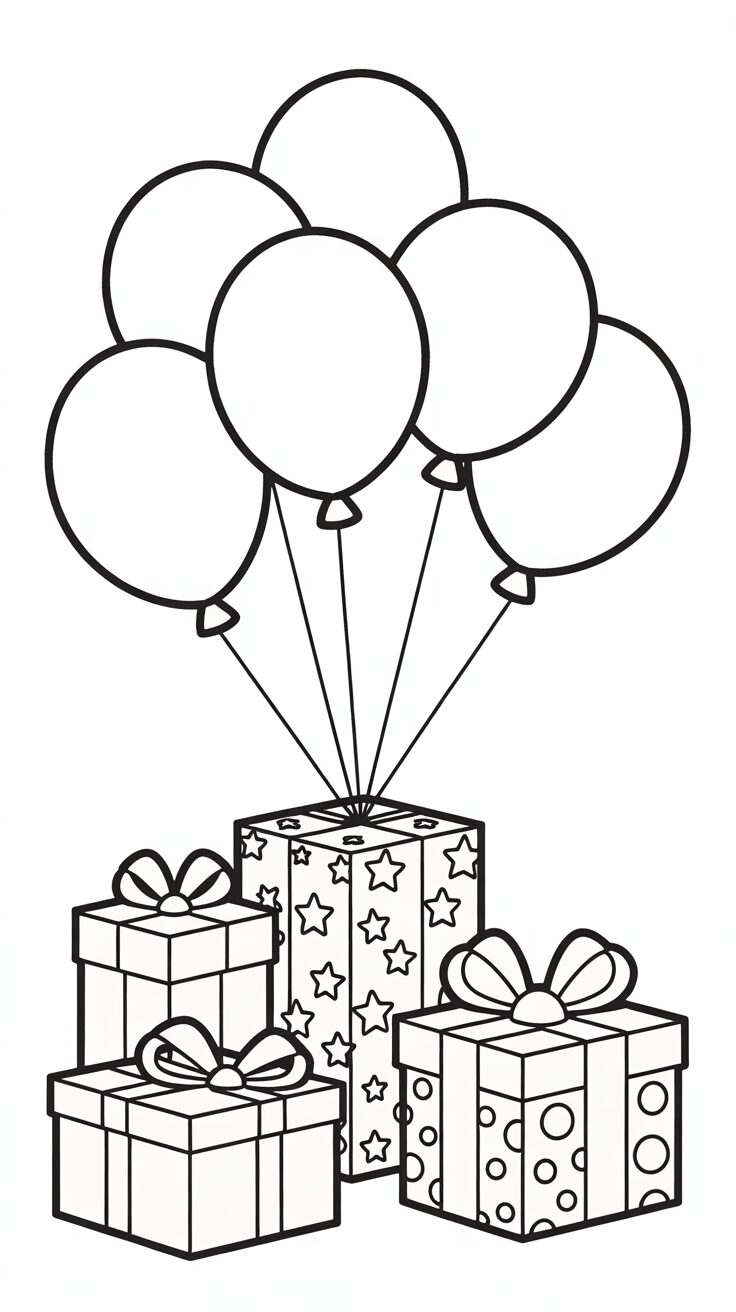 coloring pages for balloons