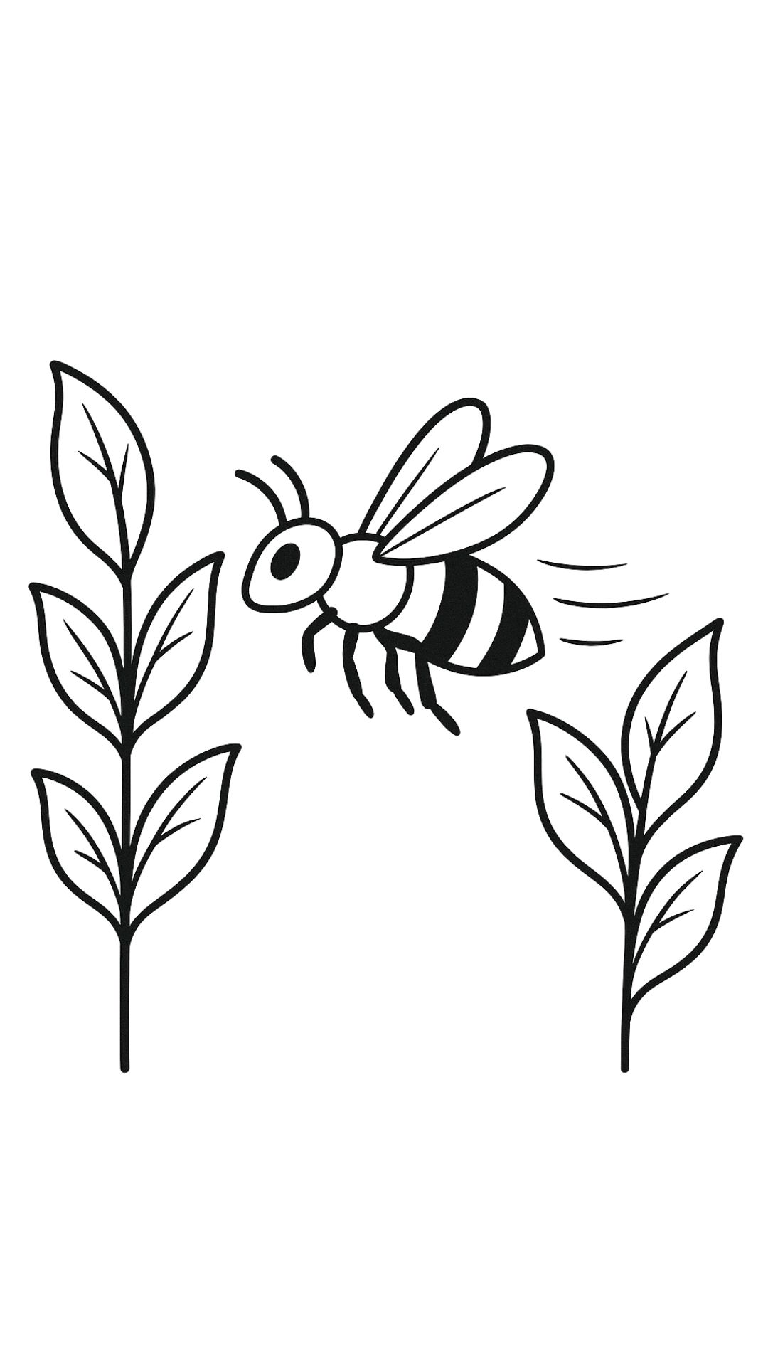 bee coloring pages printable