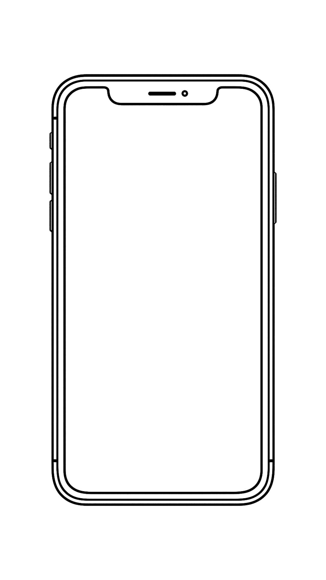 phone coloring sheet