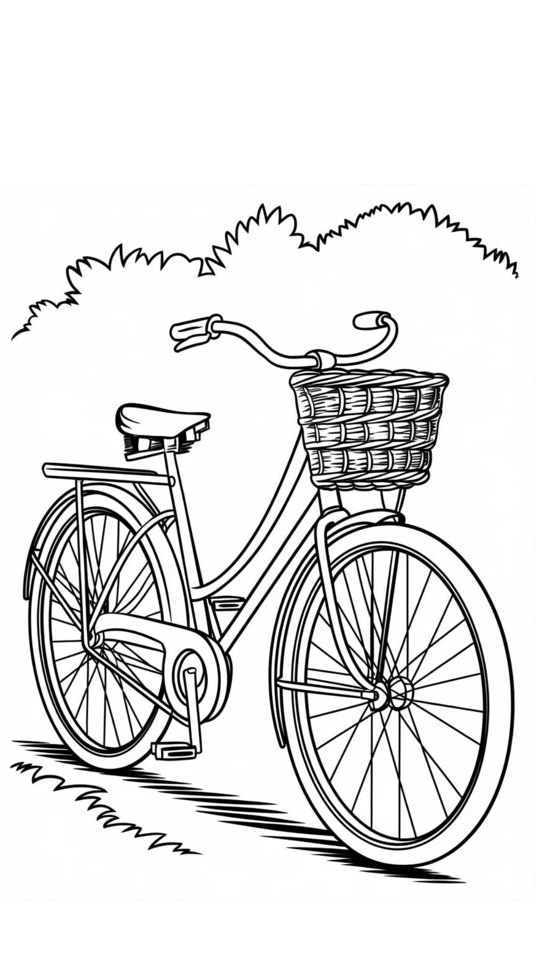 Bike Coloring Pages royalty-free images