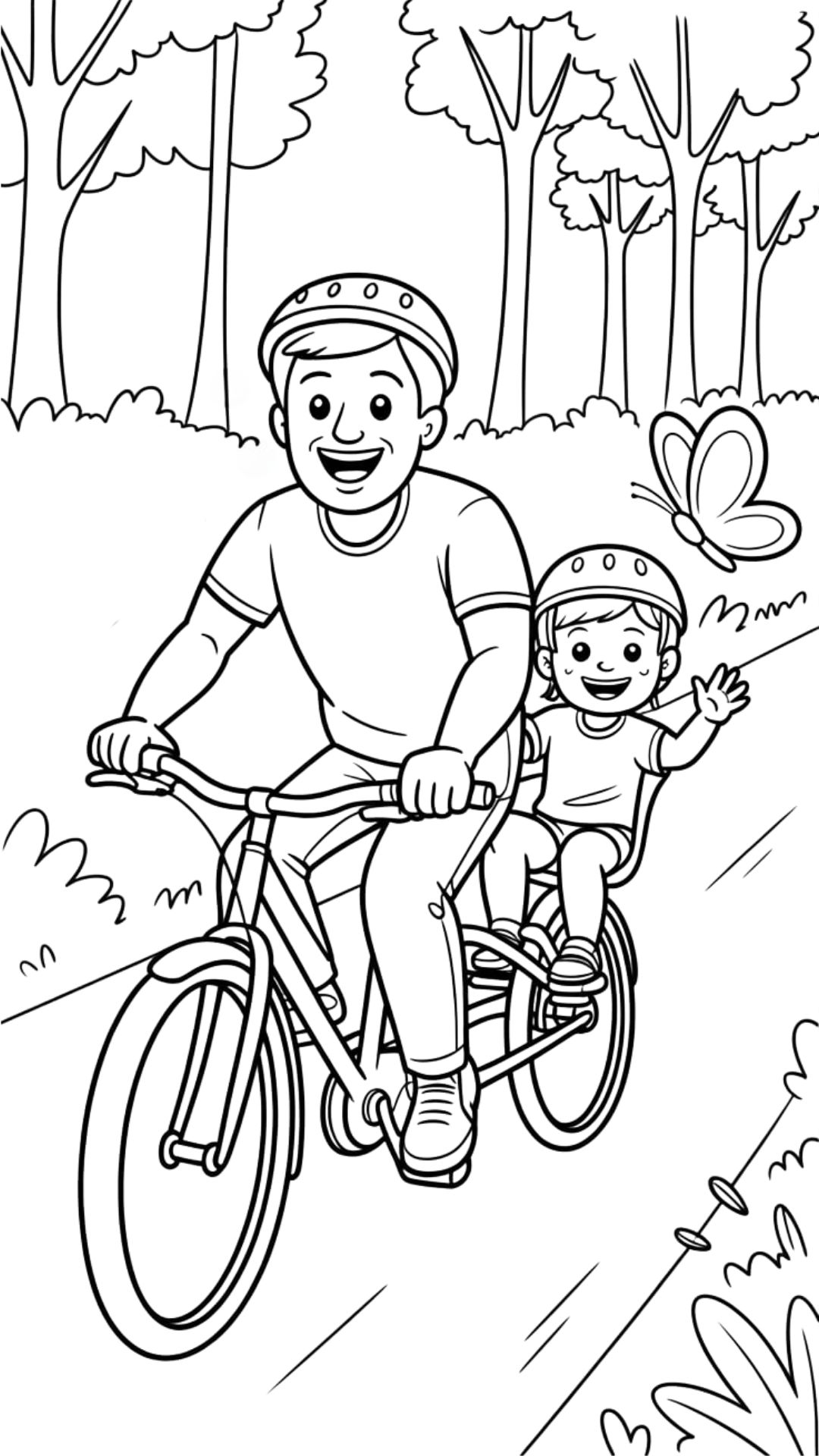 father's day coloring sheets