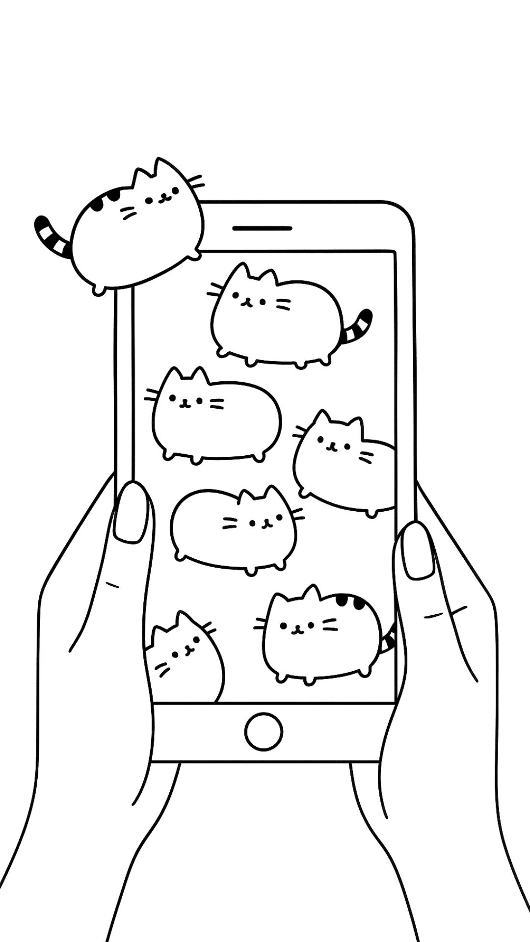 phone coloring pages