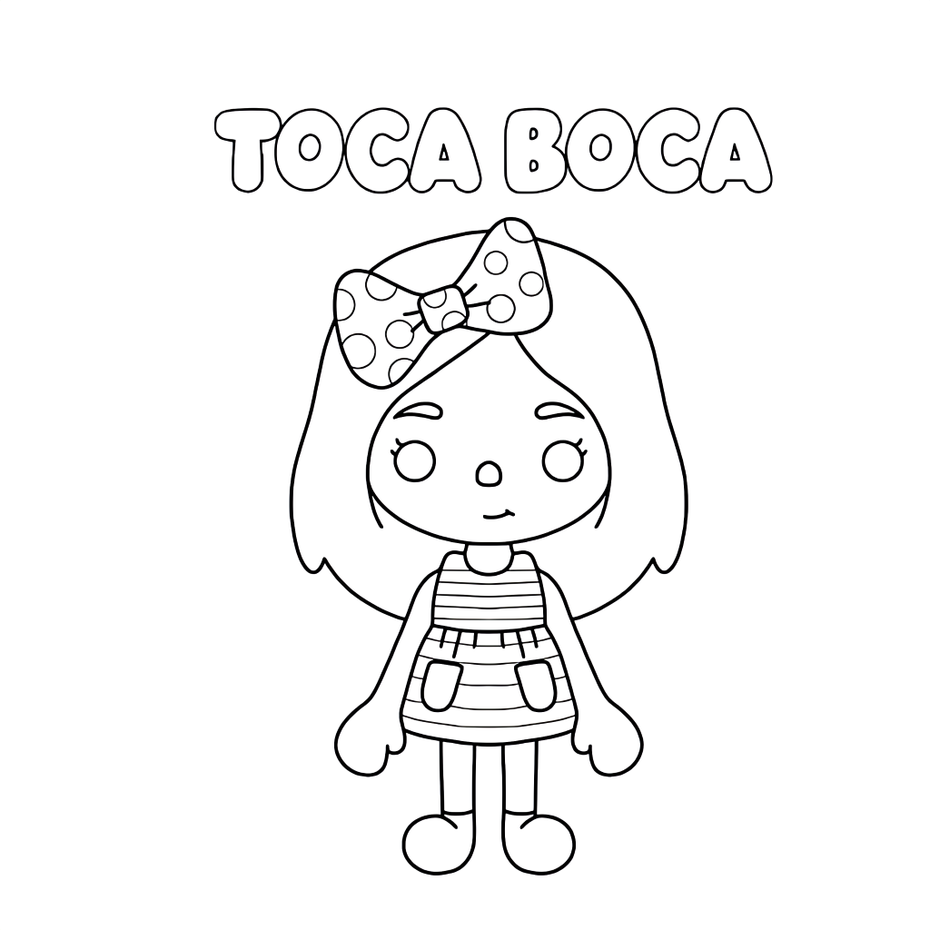 toca life coloring pages