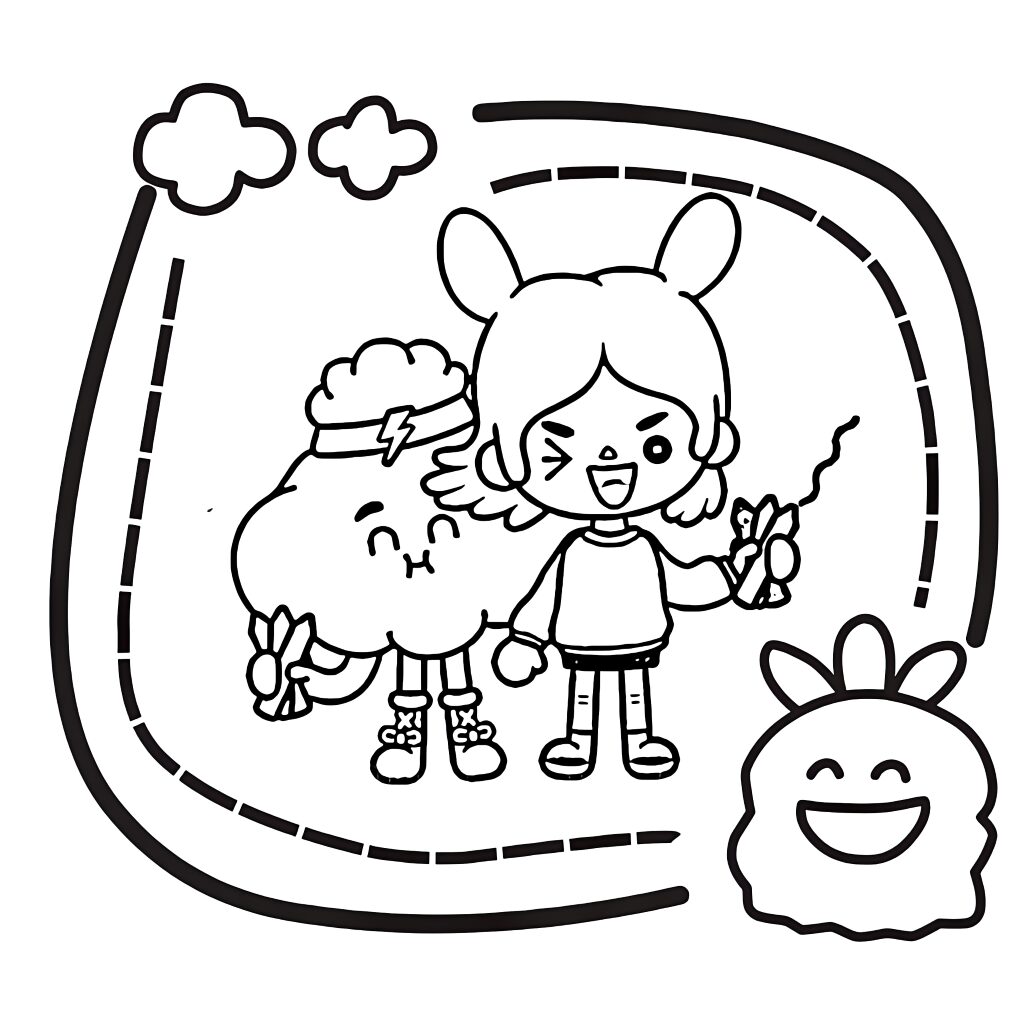 toca world coloring pages