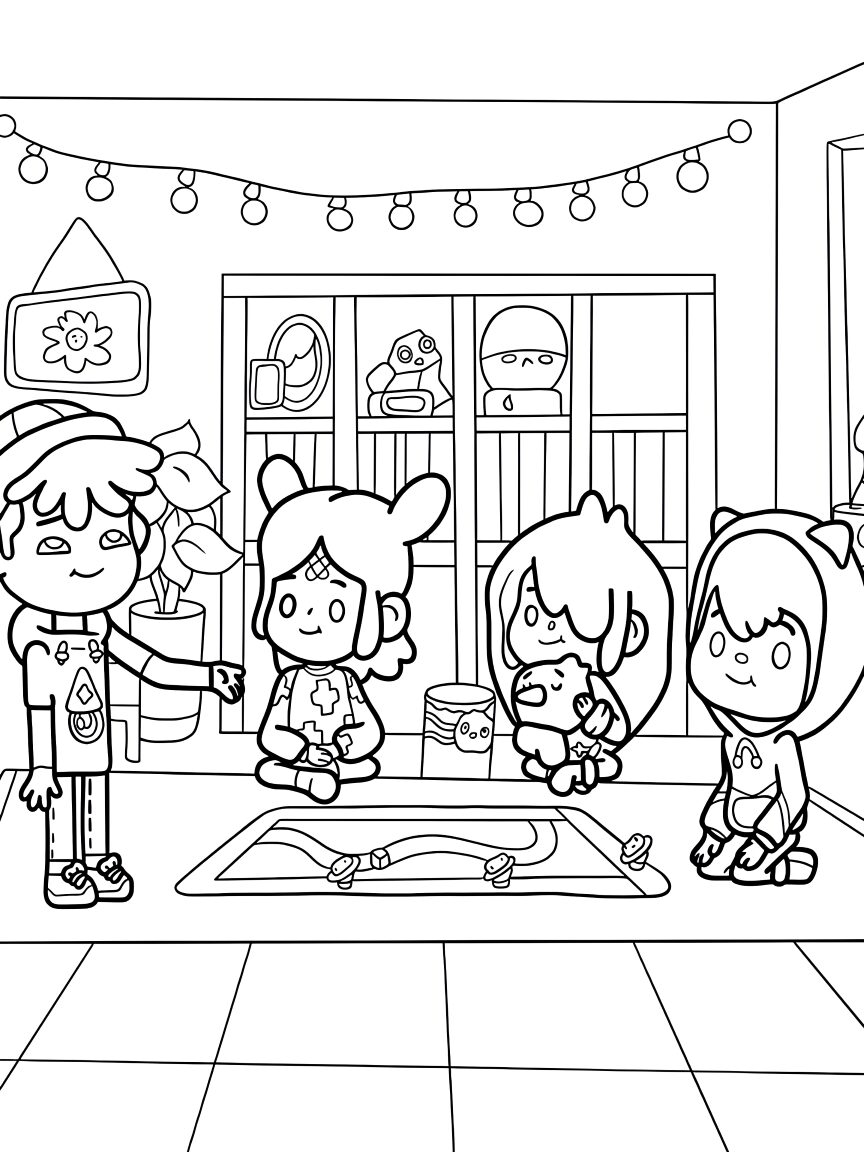 toca boca coloring pages pdf