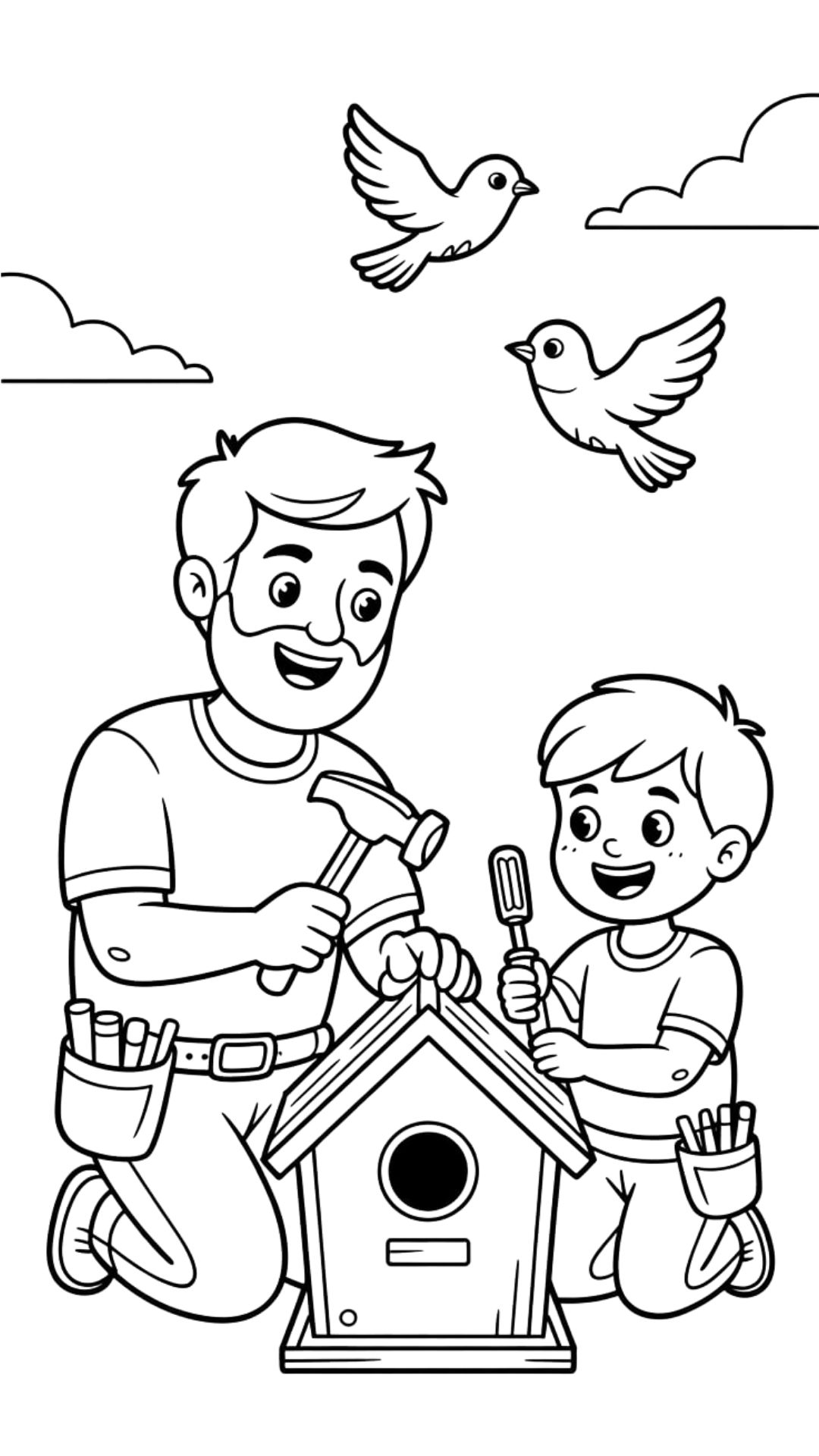printable father's day coloring pages