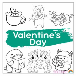 Valentine’s Day Coloring Pages