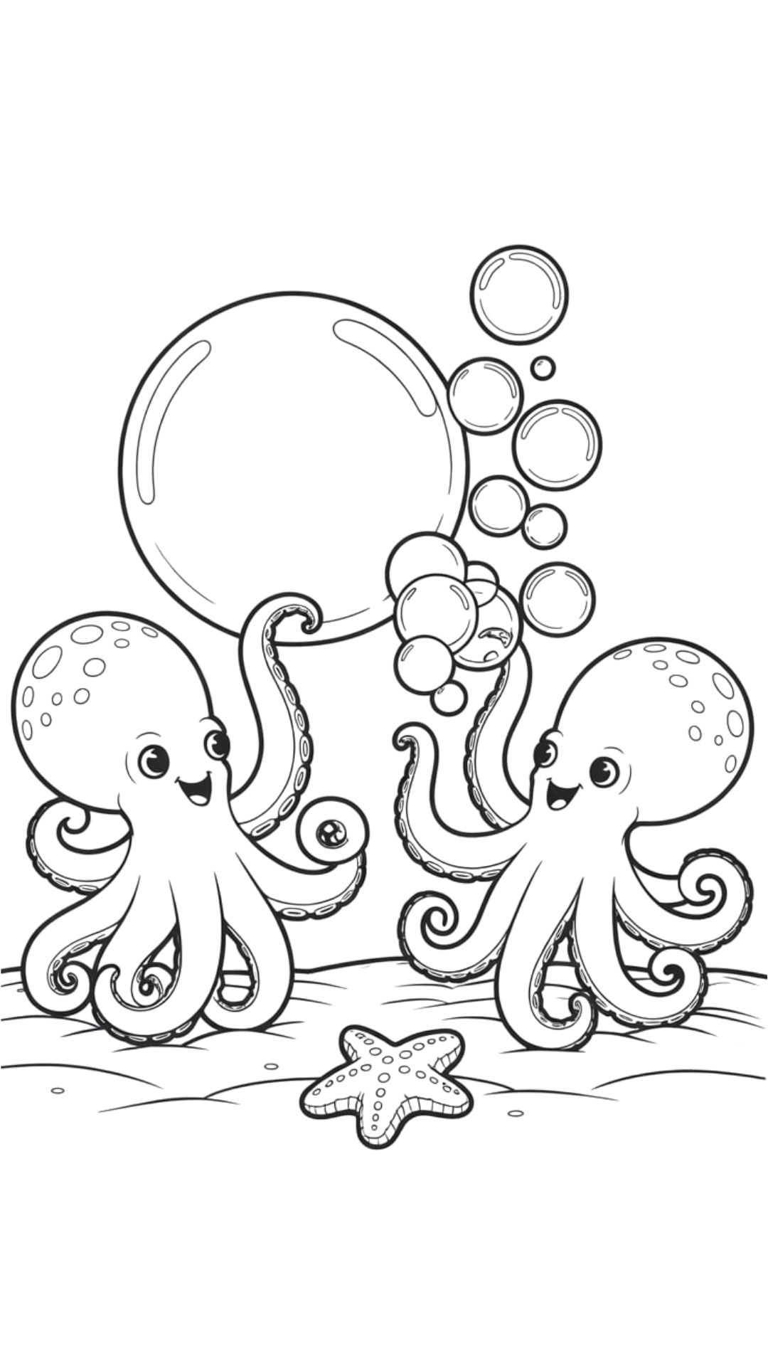 octopus coloring book