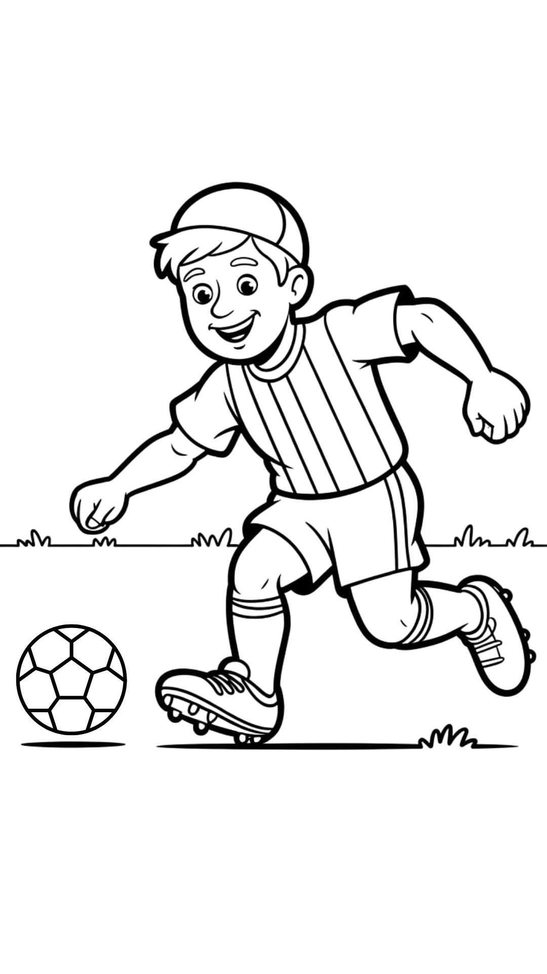 football player coloring page pdf