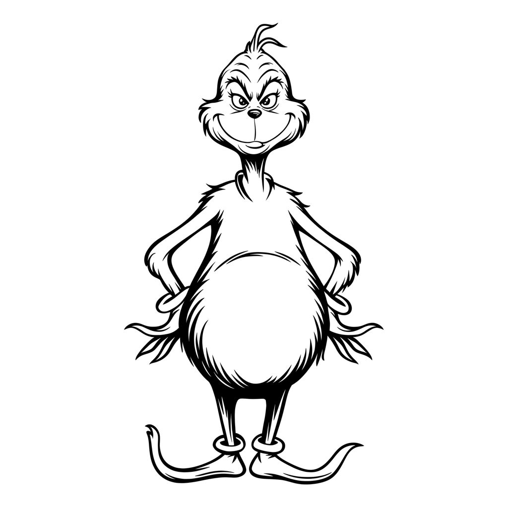 grinch christmas coloring pages