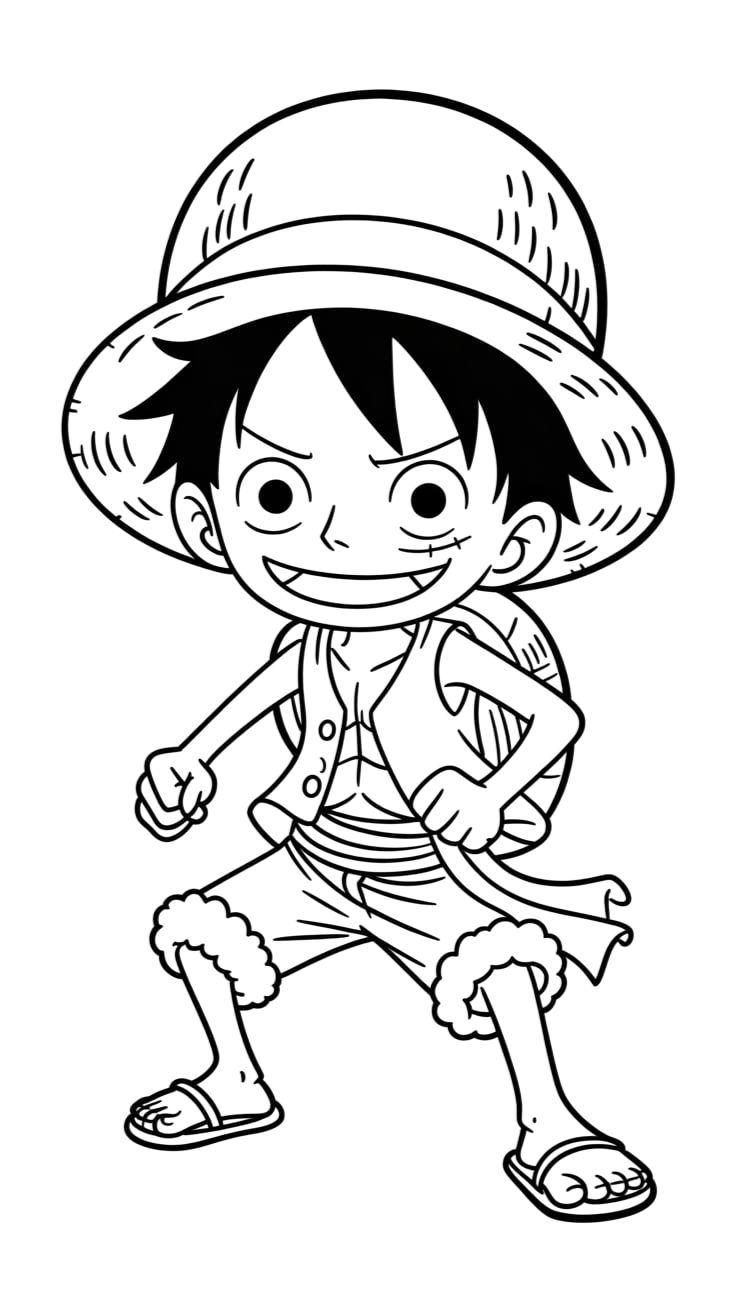 anime cute coloring pages