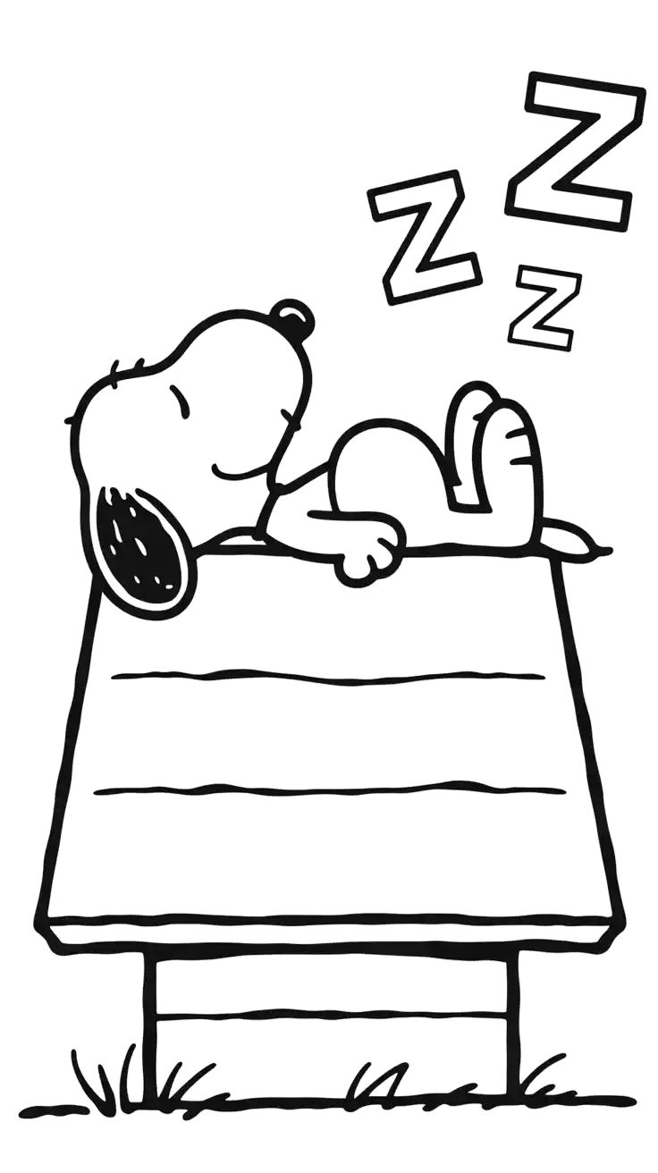 snoopy coloring book