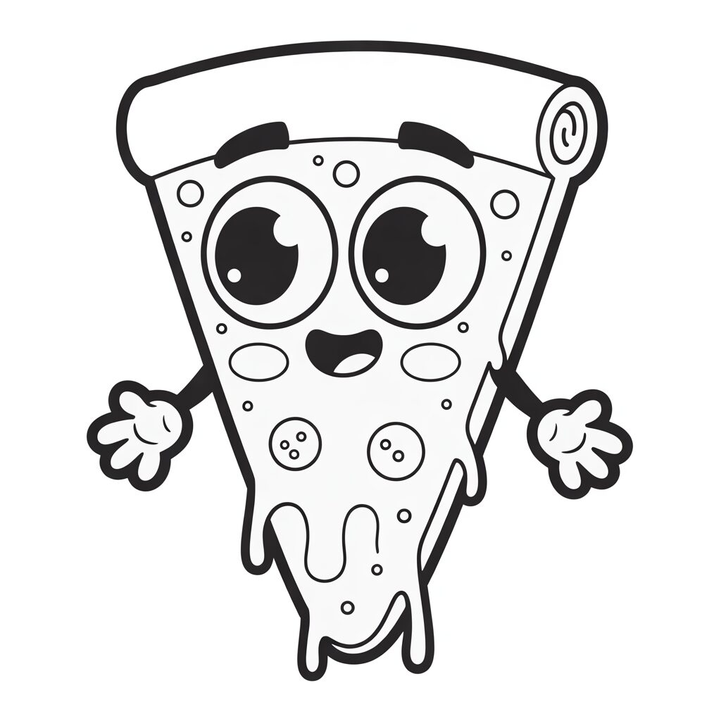 pizza coloring pages to print