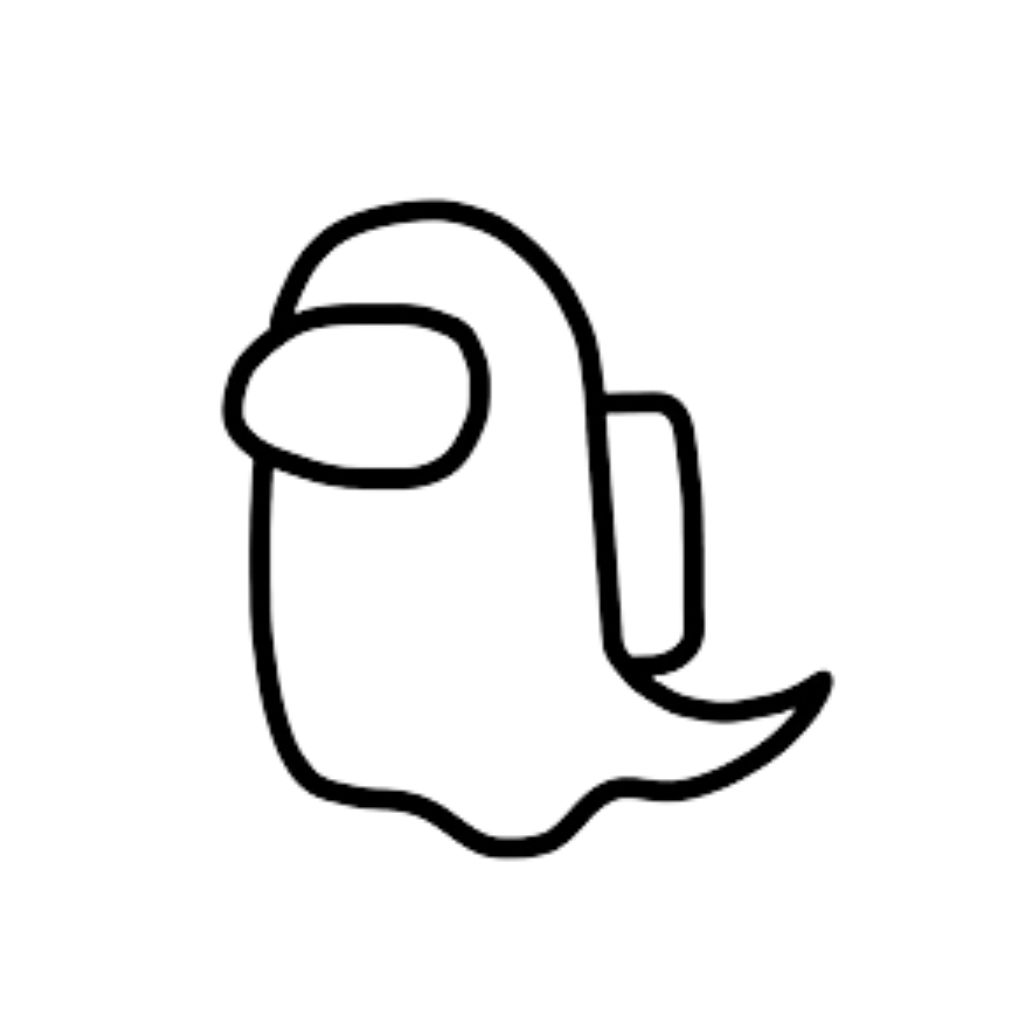 among us coloring page