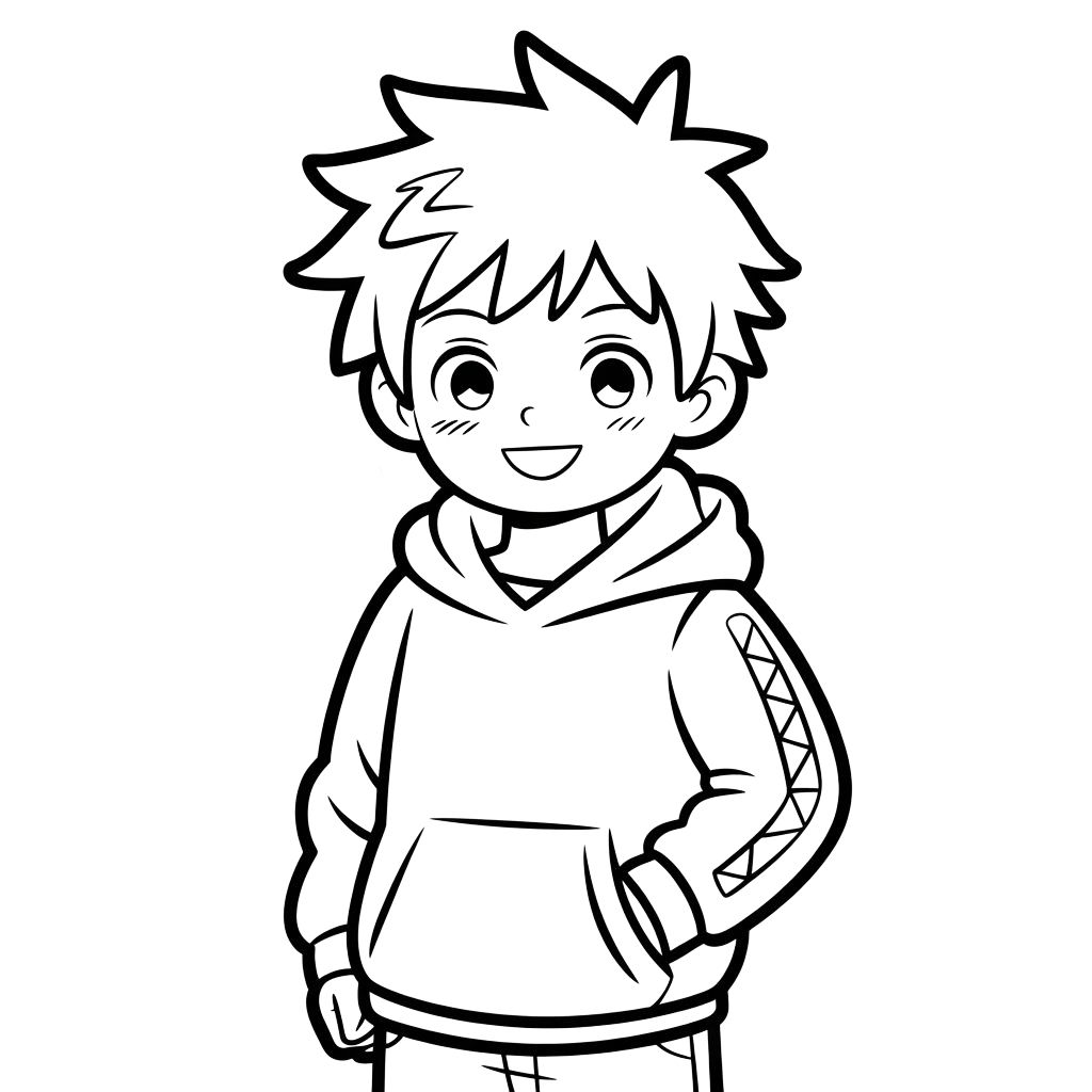 anime coloring pages
