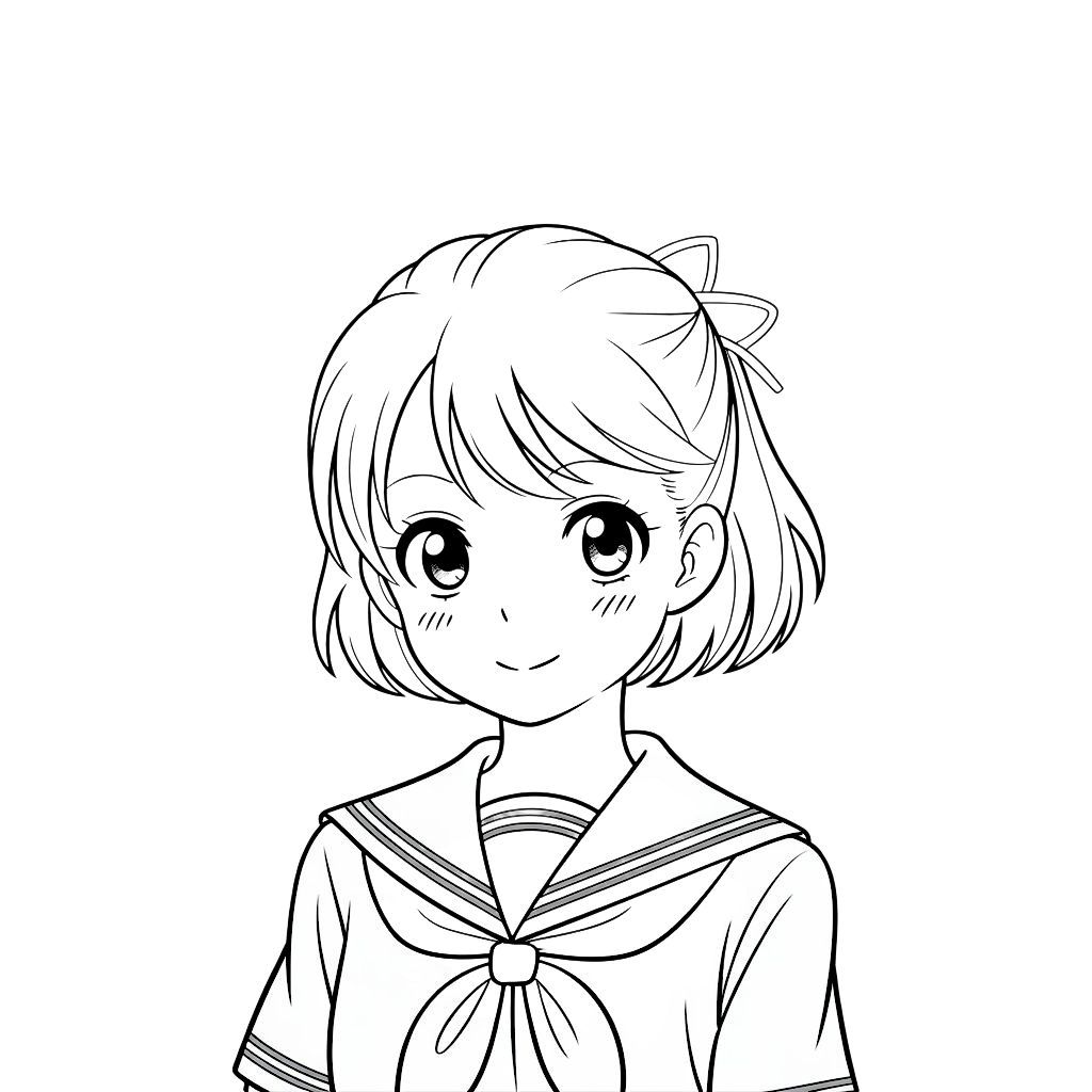 anime coloring pages for adults