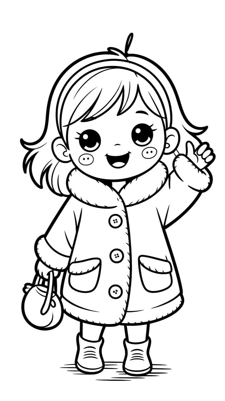 anime coloring sheet