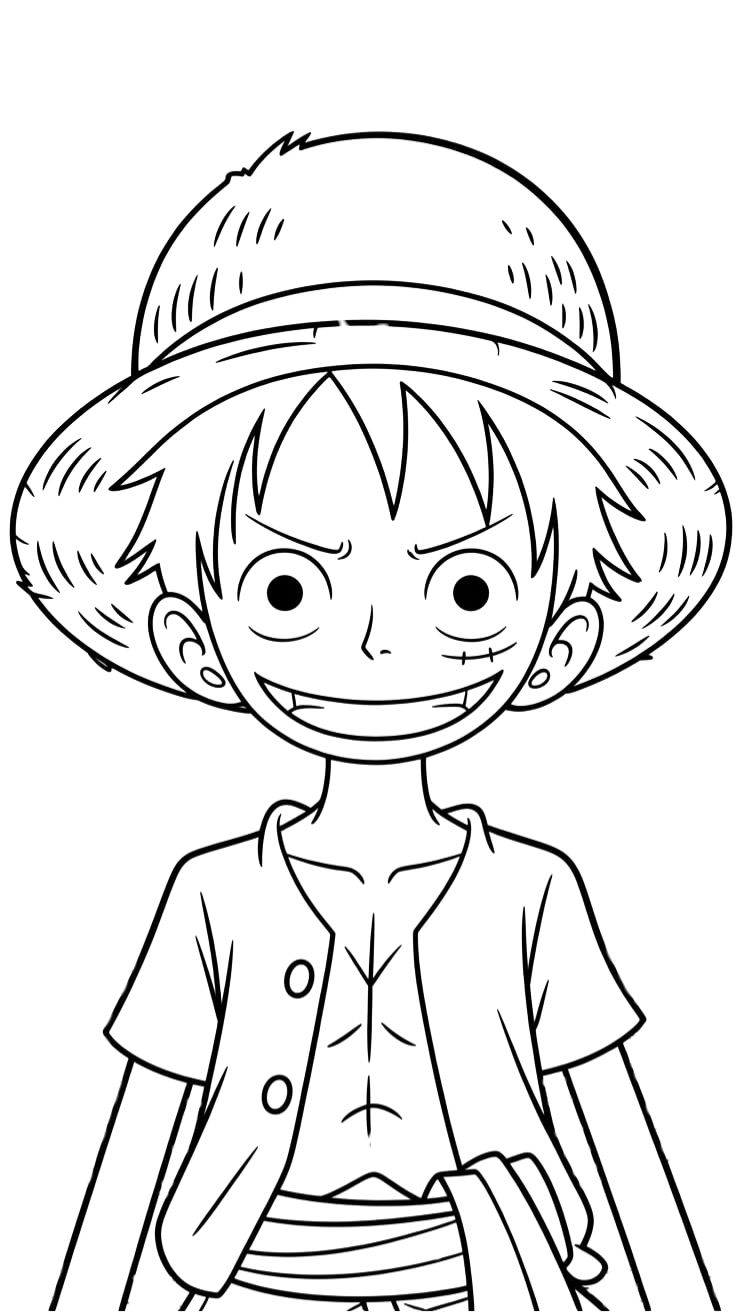 free anime coloring pages