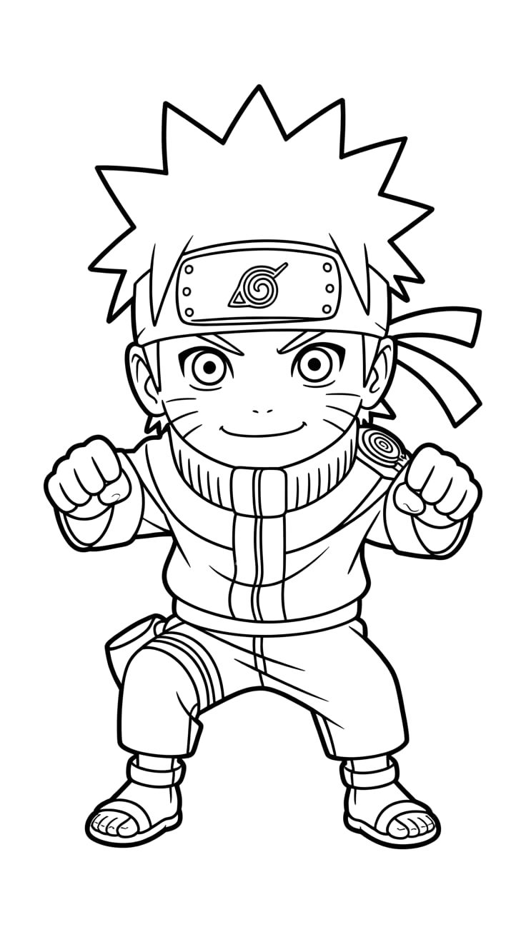 coloring pages of anime