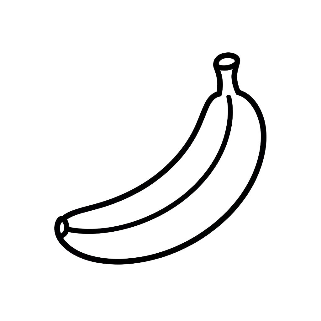 bananas coloring pages