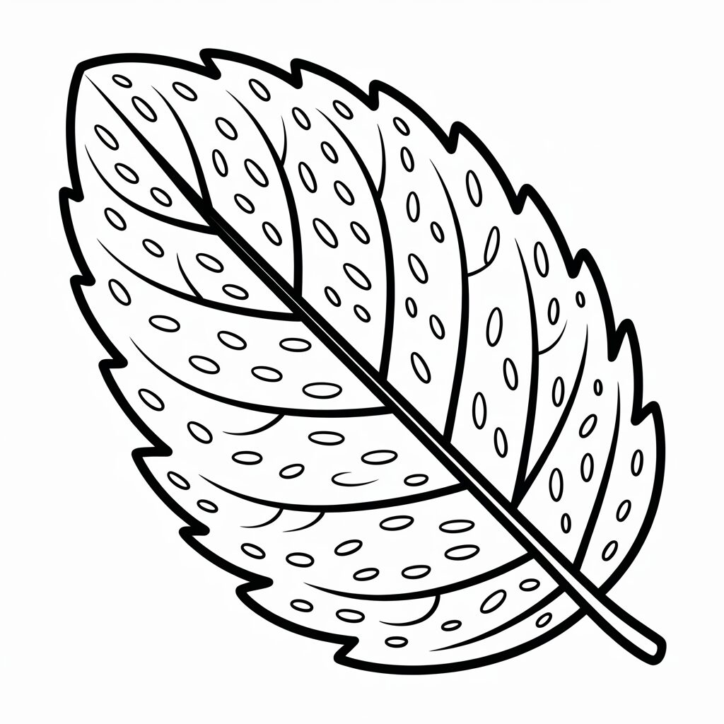 fall leaf coloring pages