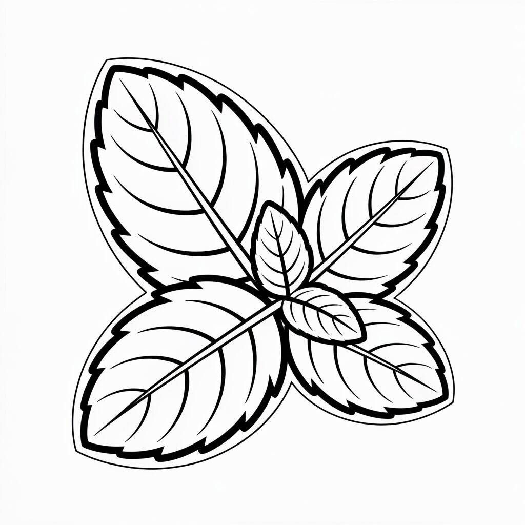 leaf coloring pages printable
