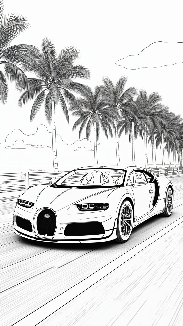 bugatti coloring sheets